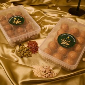 Seed Cycling Bites For : Perimenopause & Menopause transition <br> <div class="ss-pro-cust"> Flavor- Dark Chocolate, Dates and Peanut Butter</div>